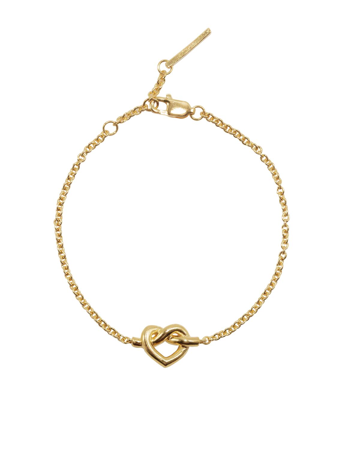 Tied Heart armbånd - forgyldt