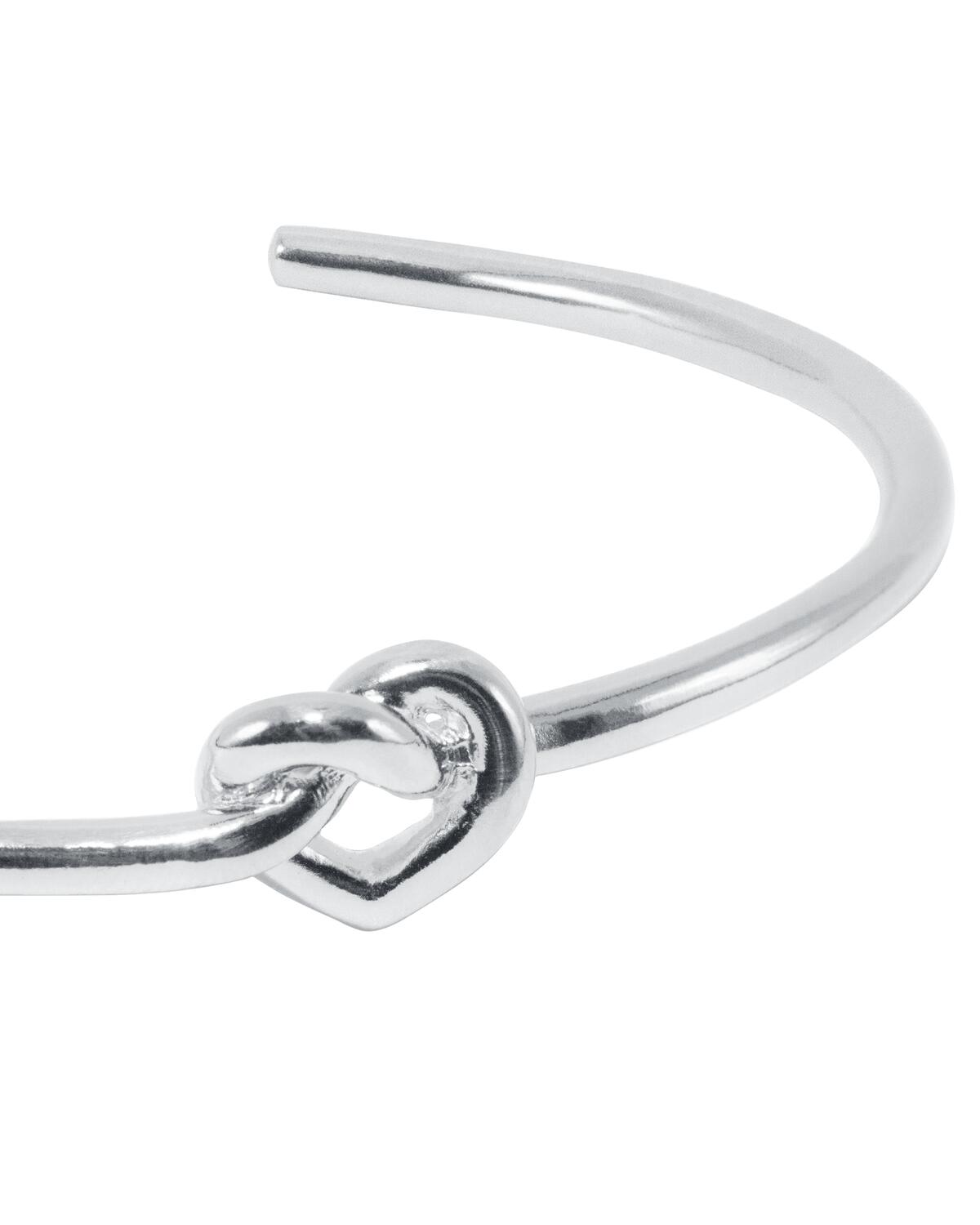 Tied Heart armring - sølv
