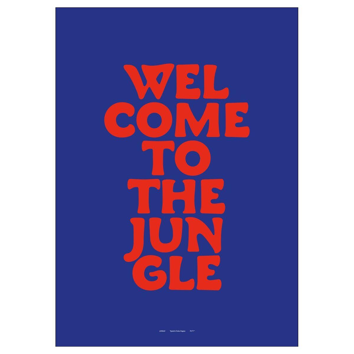 Weightless Welcome To The Jungle plakat - A4
