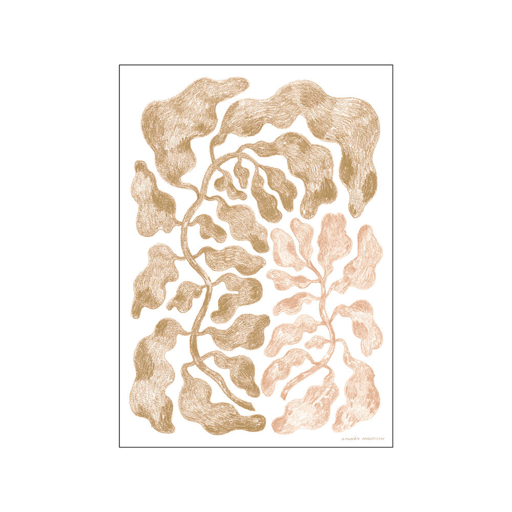 The Two plakat, beige - 30x40 cm