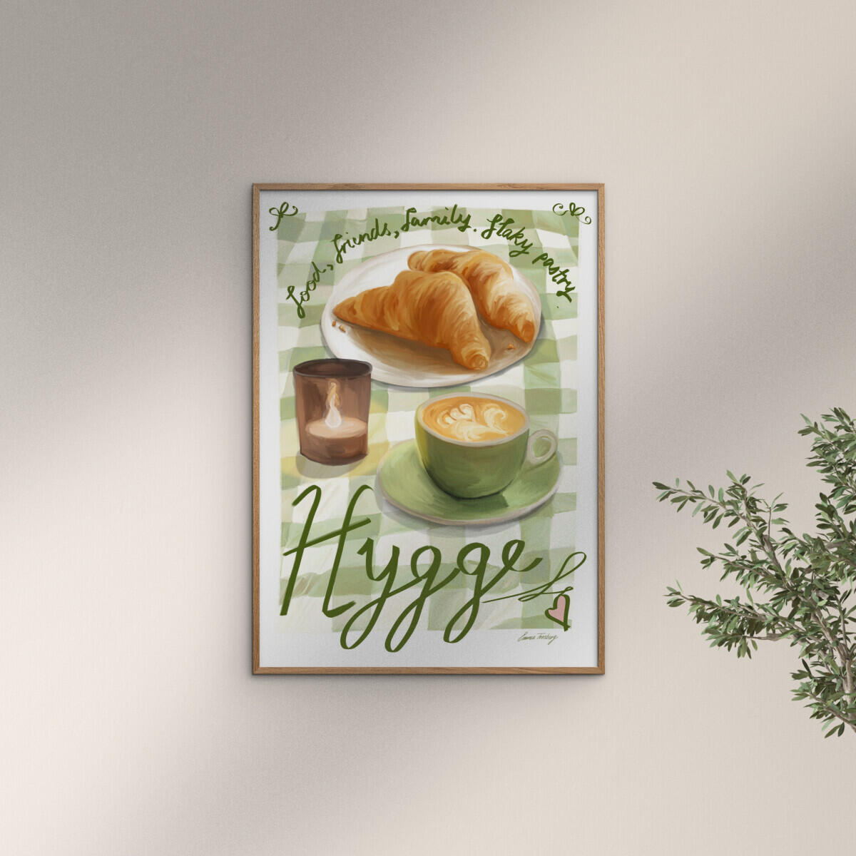 Emma Forsberg Hygge plakat - A5