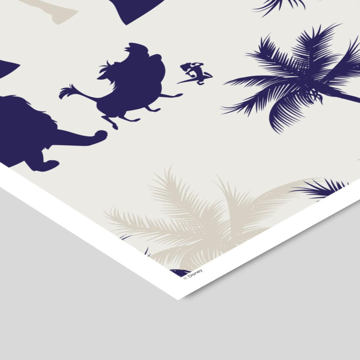 Disney The Lion King Blue Palms plakat - A5