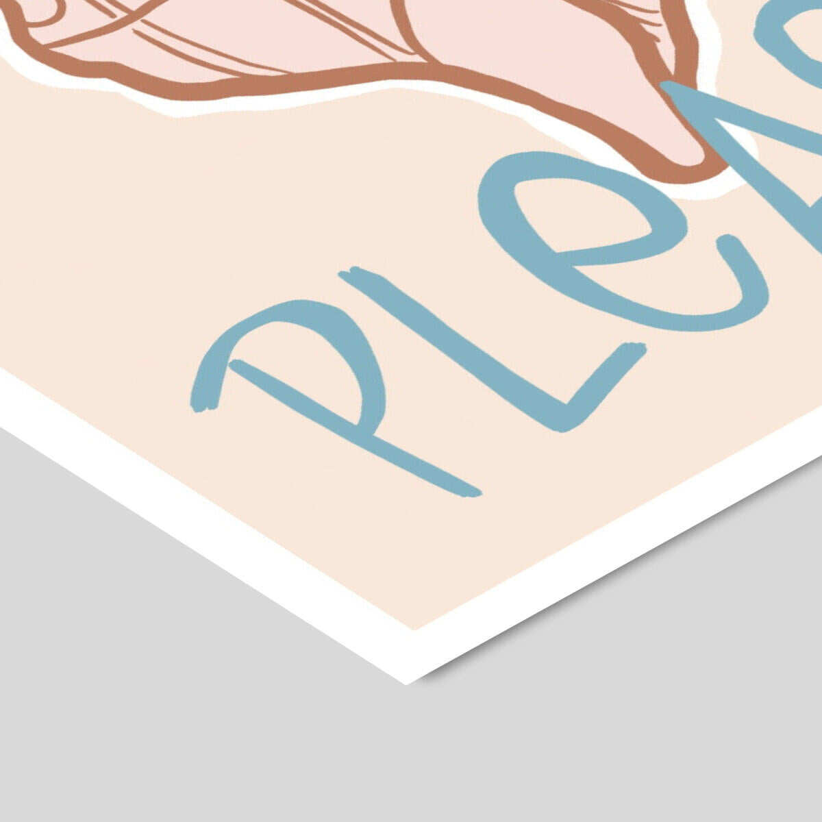ByKammille Beach, Please plakat - A5