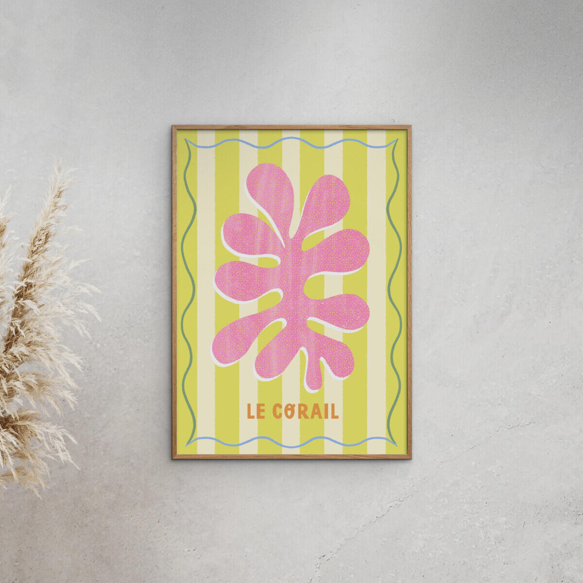 Melissa Donne Le Corail Lemon/Cream plakat - A5