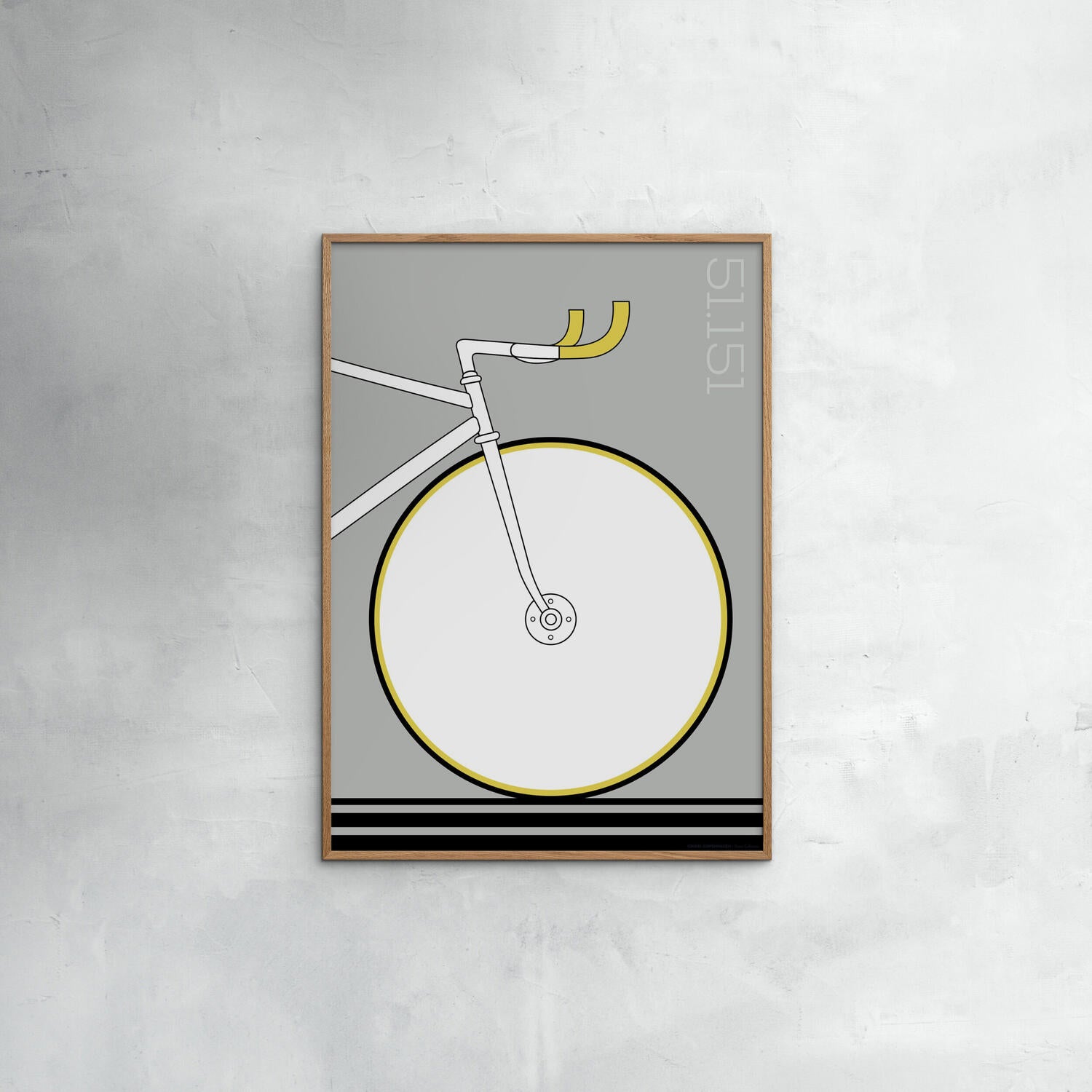 Cikkel Copenhagen Un Ora Grey plakat - 50x70 cm.