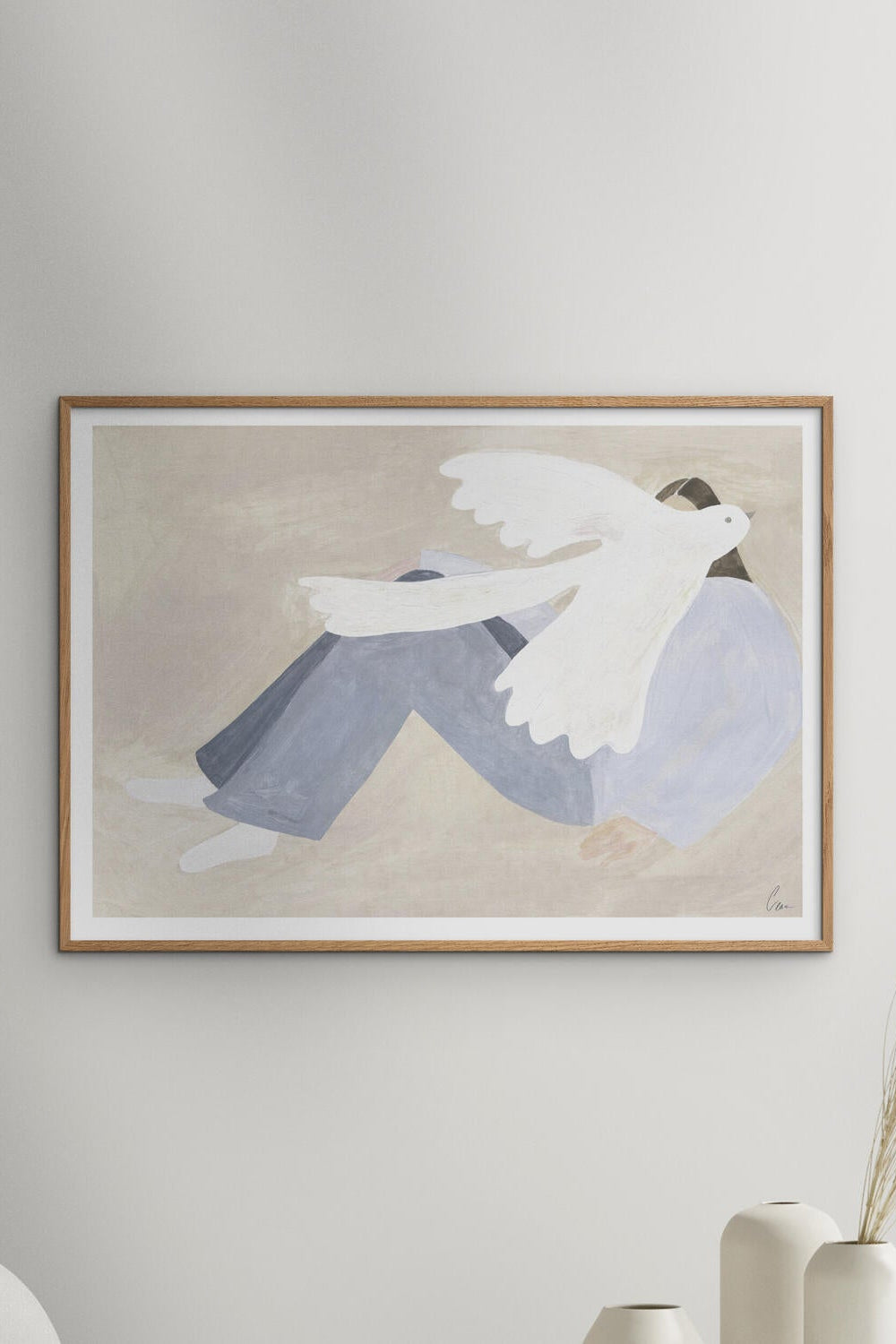 The Poster Club x Clara Schicketanz Bright Bird plakat - 50x70 cm.