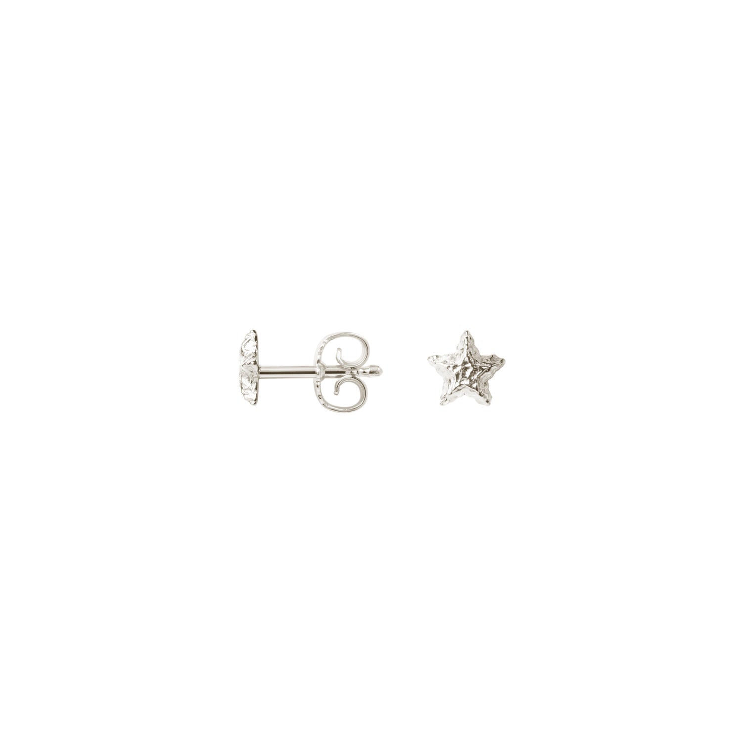 Sparkly Star ørestikker – sølv
