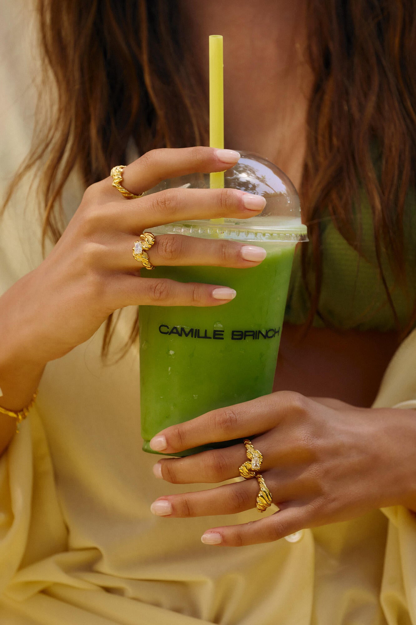 Flare Zebra ring – forgyldt