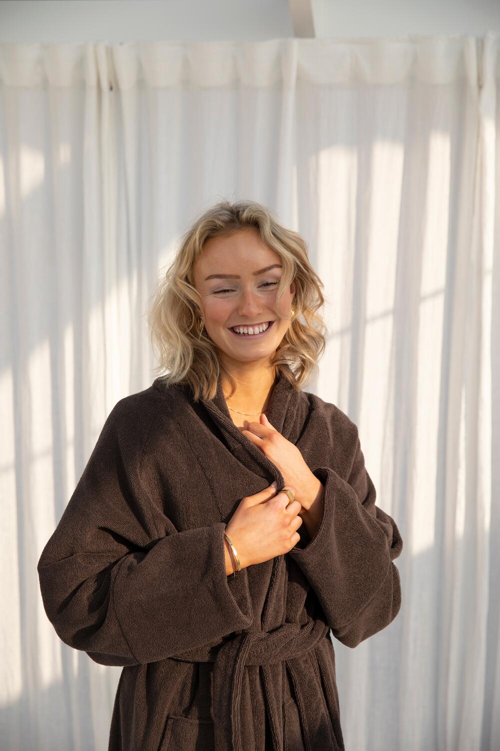 Naram badekåbe - Coffee