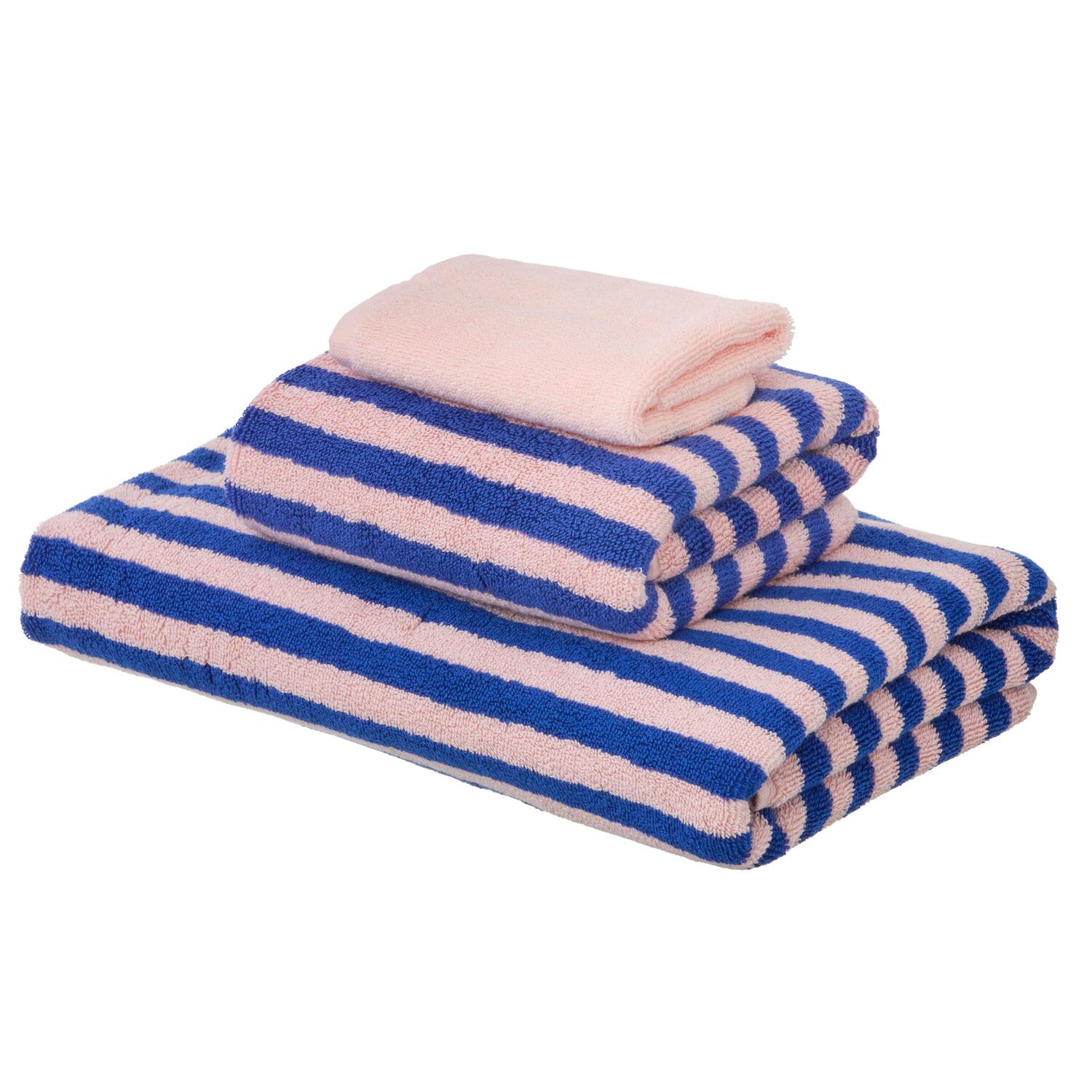 3 stk håndklæde sampak - Blush/Dazzling Blue & Rose