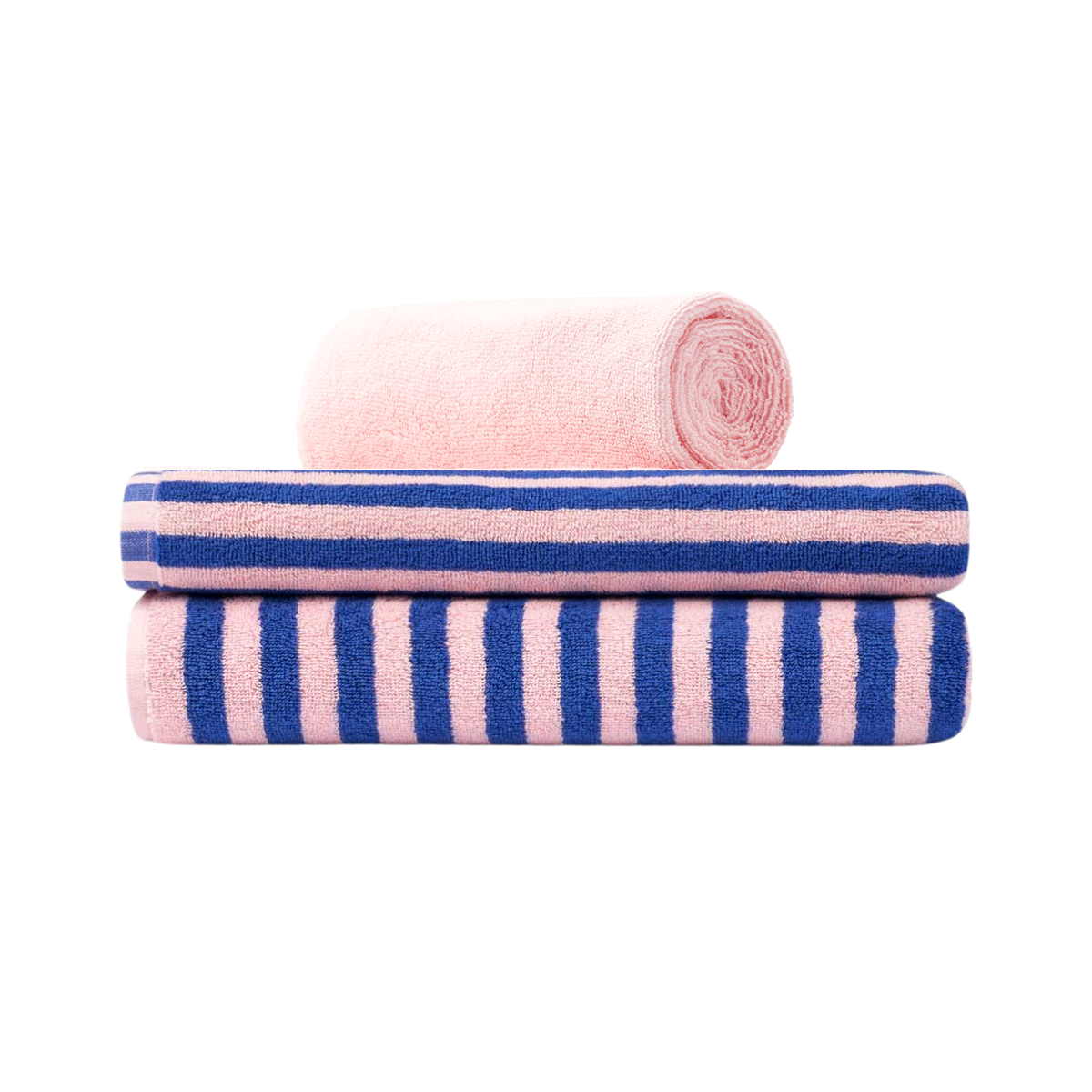 3 stk håndklæde sampak - Blush/Dazzling Blue & Rose