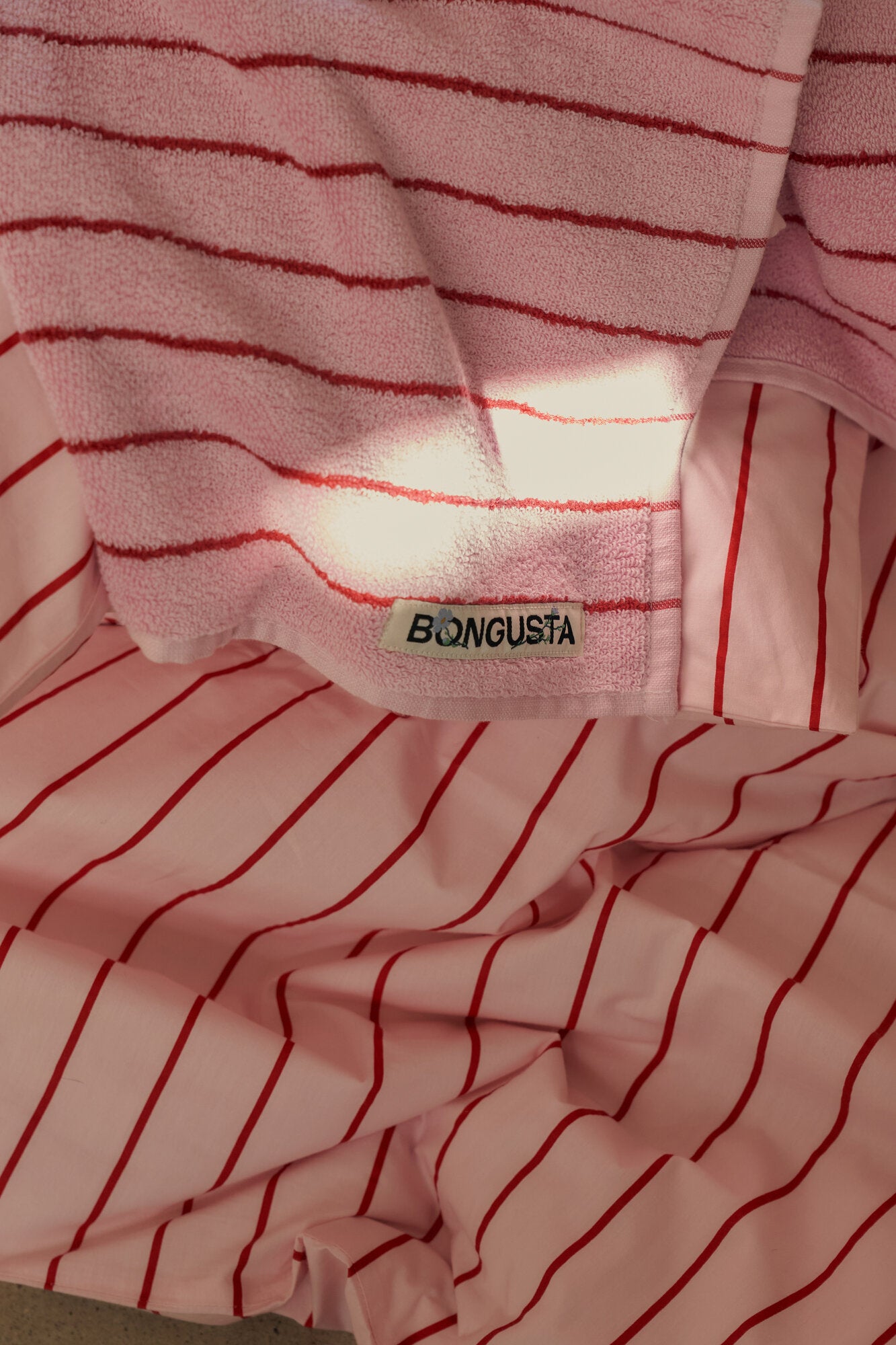 Percale sengesæt - Baby Pink & Ski Patrol