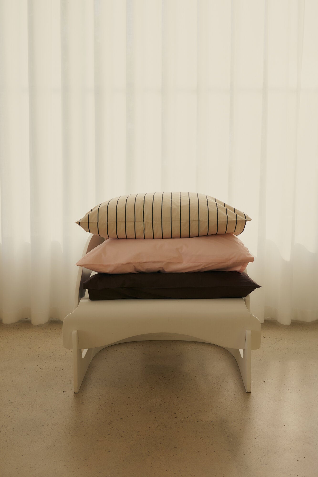 Percale hovedpudebetræk, 60x63 cm – Coffee
