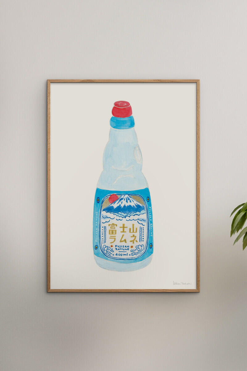 The Poster Club x Melina Pecharki Fujisan Ramune plakat