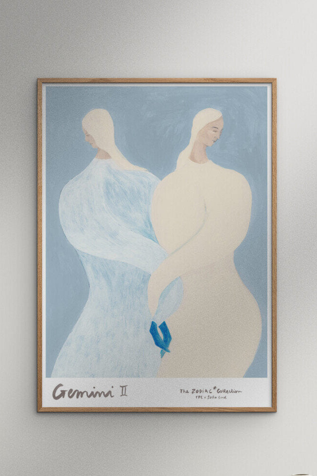 The Poster Club x Sofia Lind Gemini plakat m. ramme - 30x40 cm