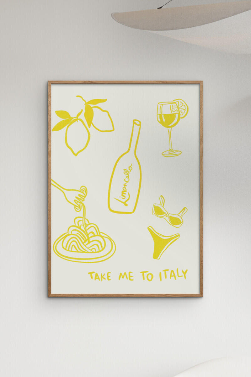 A Bit of Everyday Take me to Italy plakat