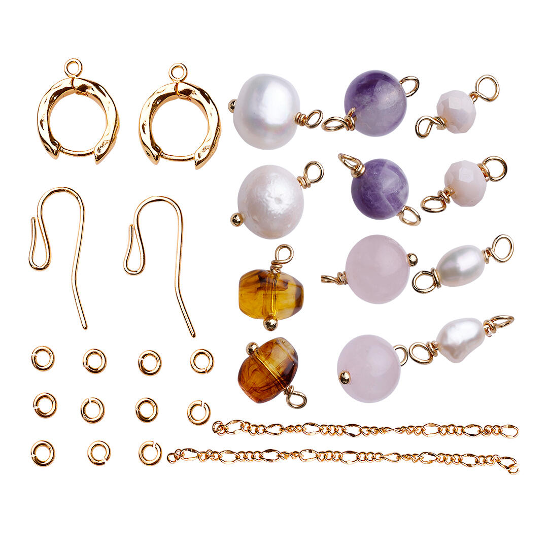 Earth Gems DIY smykkebox - forgyldt