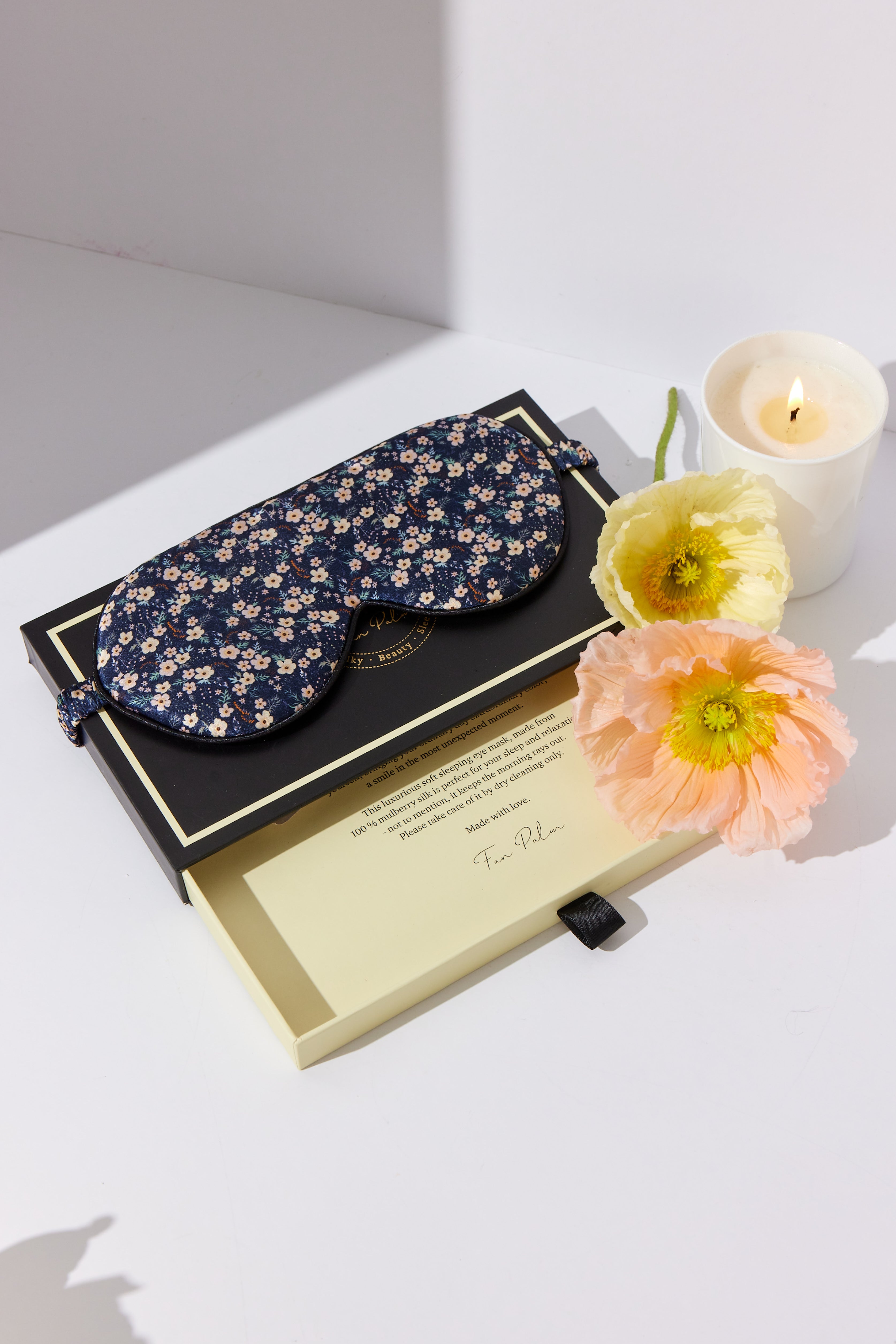 Silke sovemaske - Night Blossom