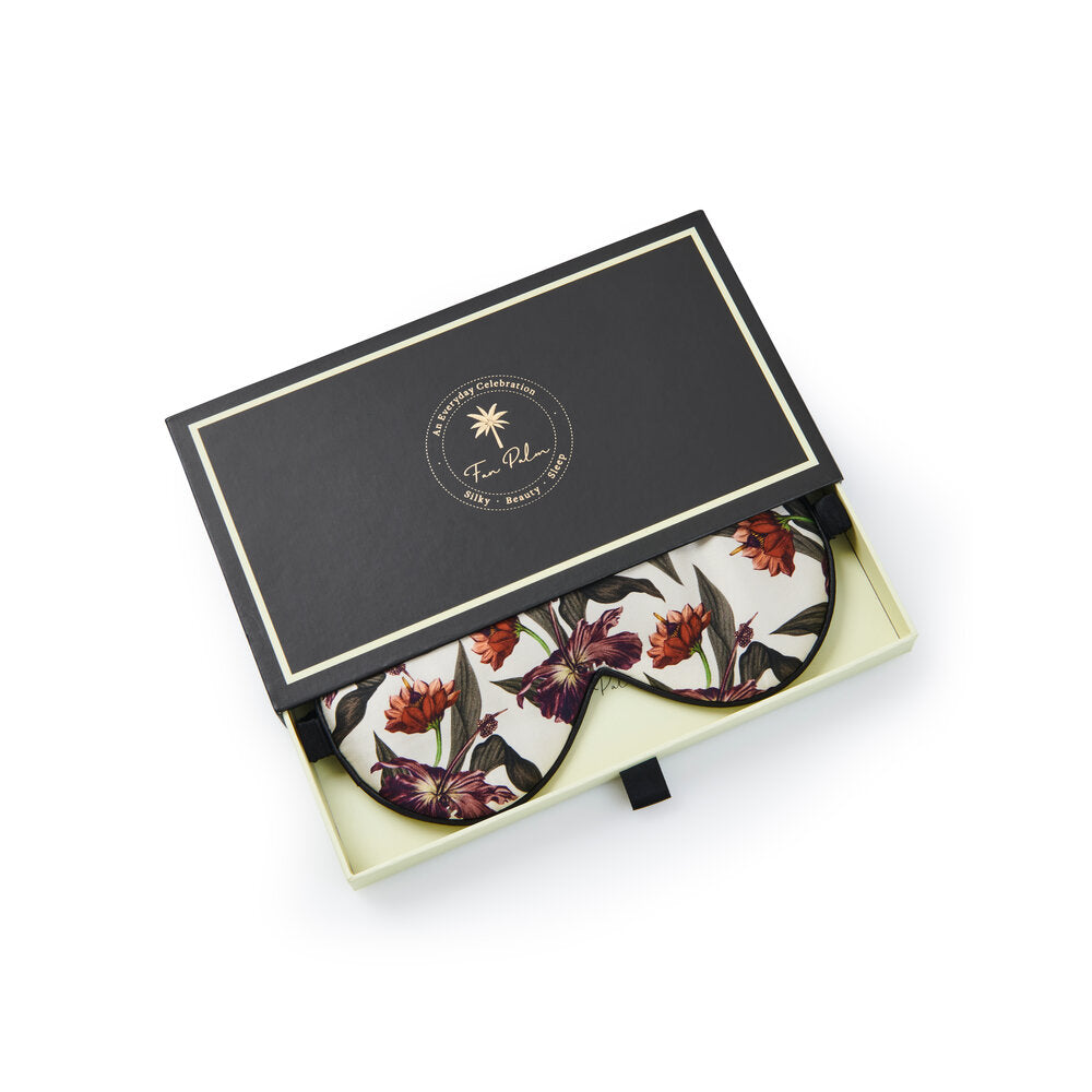 Silke Sovemaske - Creme Hibiscus