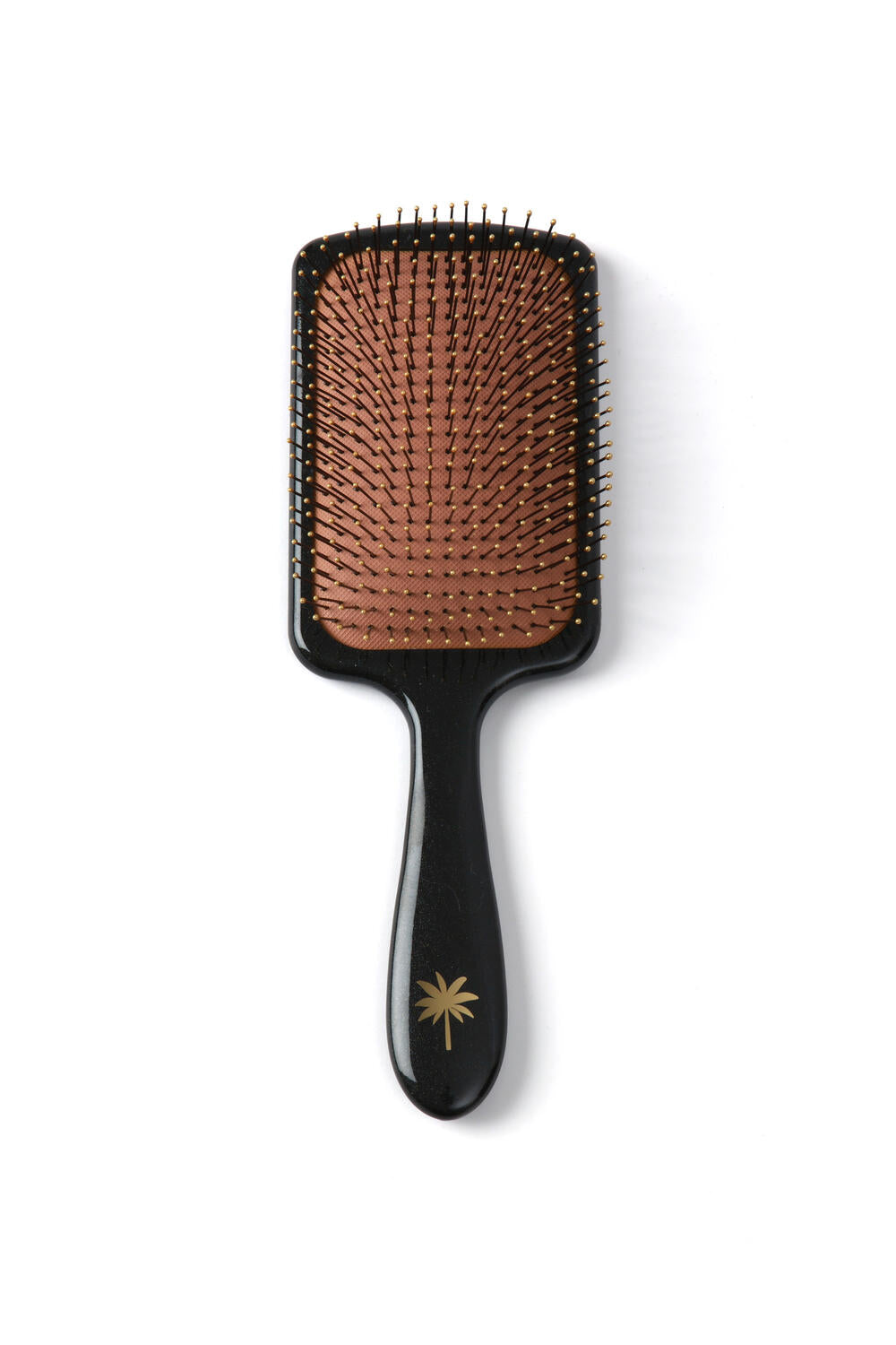 Big Star Wet Paddle børste, large - Black w. glitter