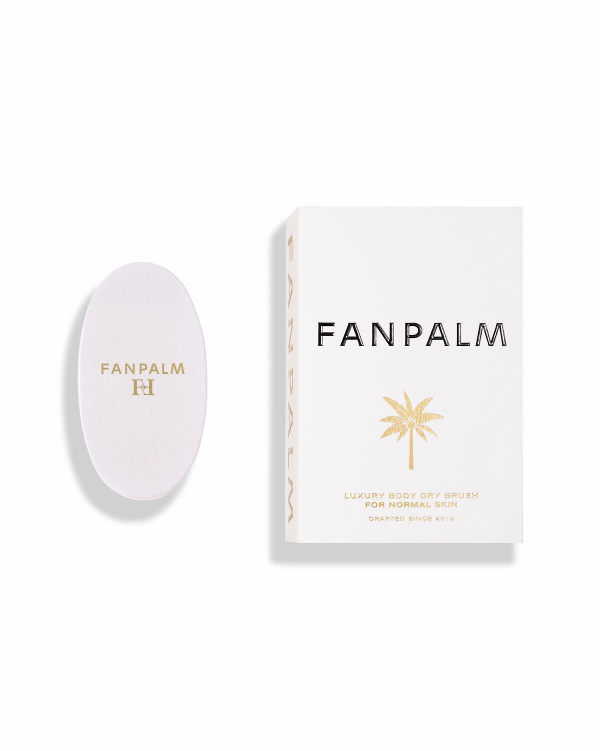 Tørbørste, normal hud - Glossy White