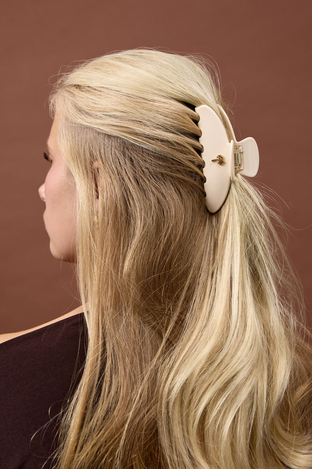 Hårklemme - Ivory