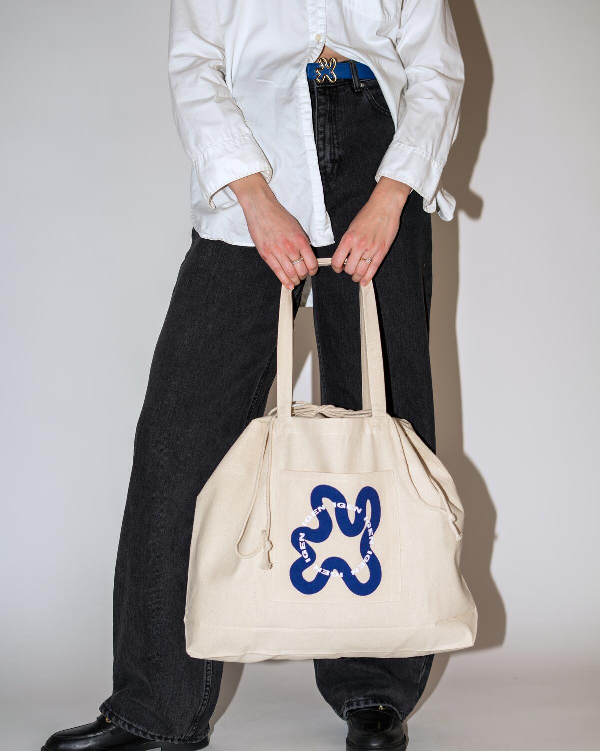 Signature shopper - blå