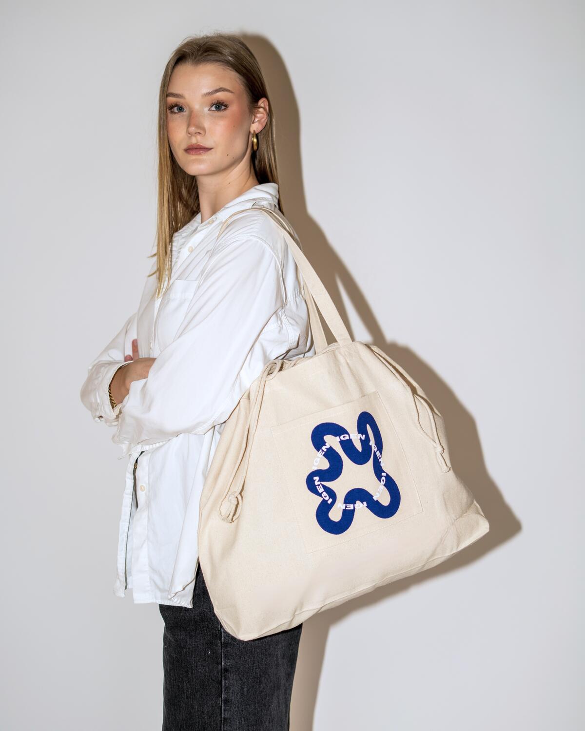 Signature shopper - blå