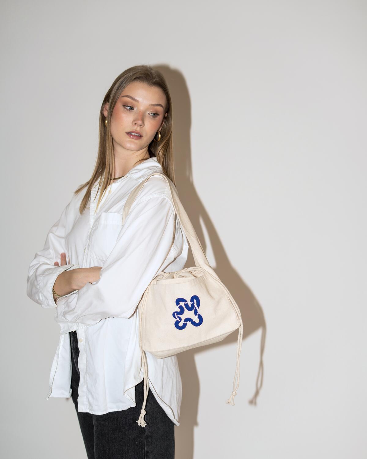 Mini shopper - blå