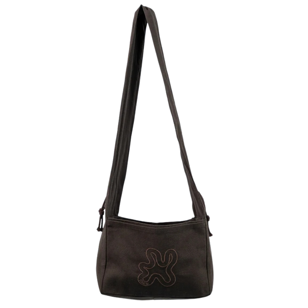 Ruffle Mini shopper - brun