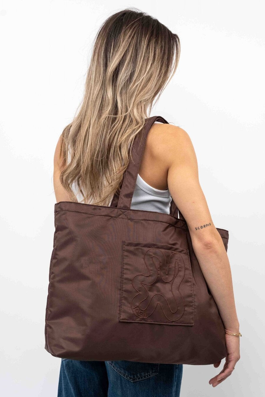 Shield Signature shopper – brun