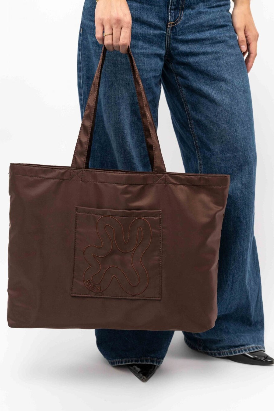 Shield Signature shopper – brun