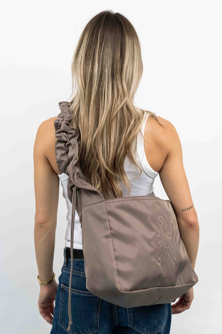 Shield Midi shopper – grå