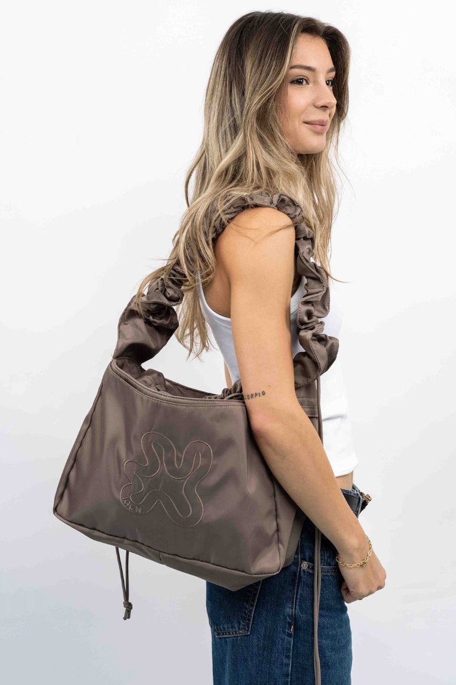 Shield Midi shopper – grå