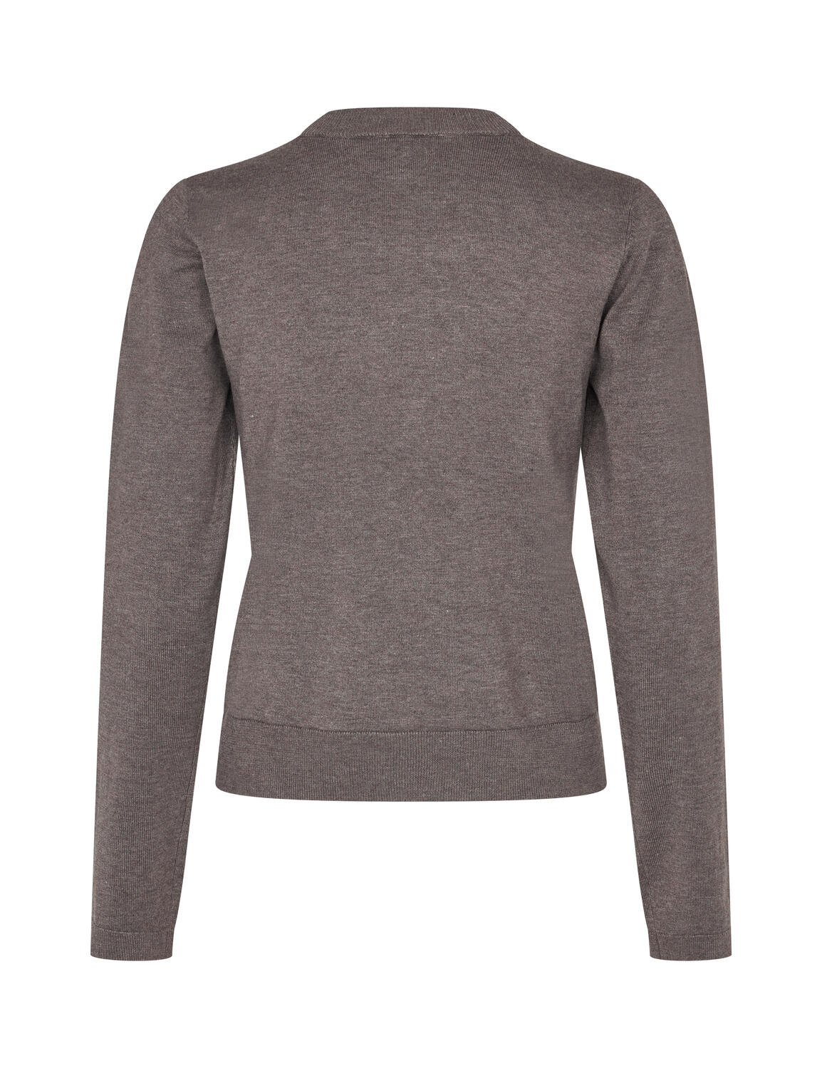 Christir-M striktrøje - grey melange