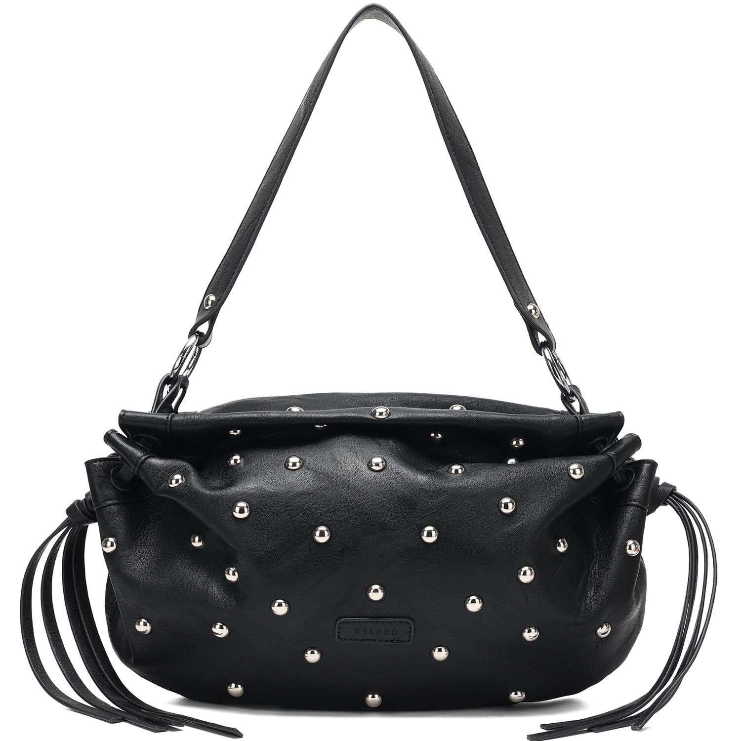 Iris Studded skuldertaske - sort