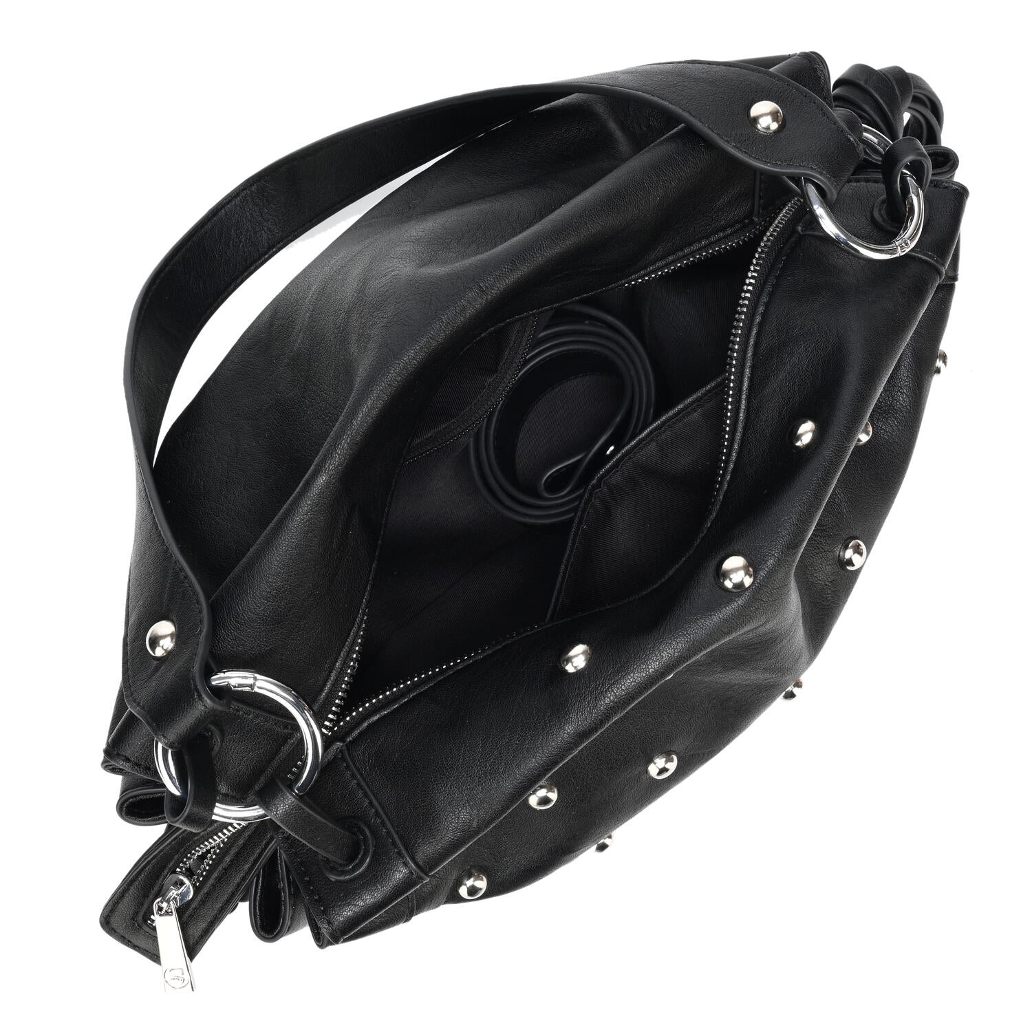 Iris Studded skuldertaske - sort