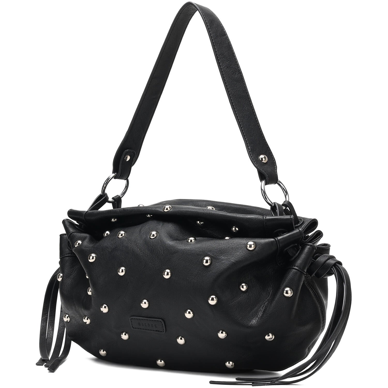 Iris Studded skuldertaske - sort