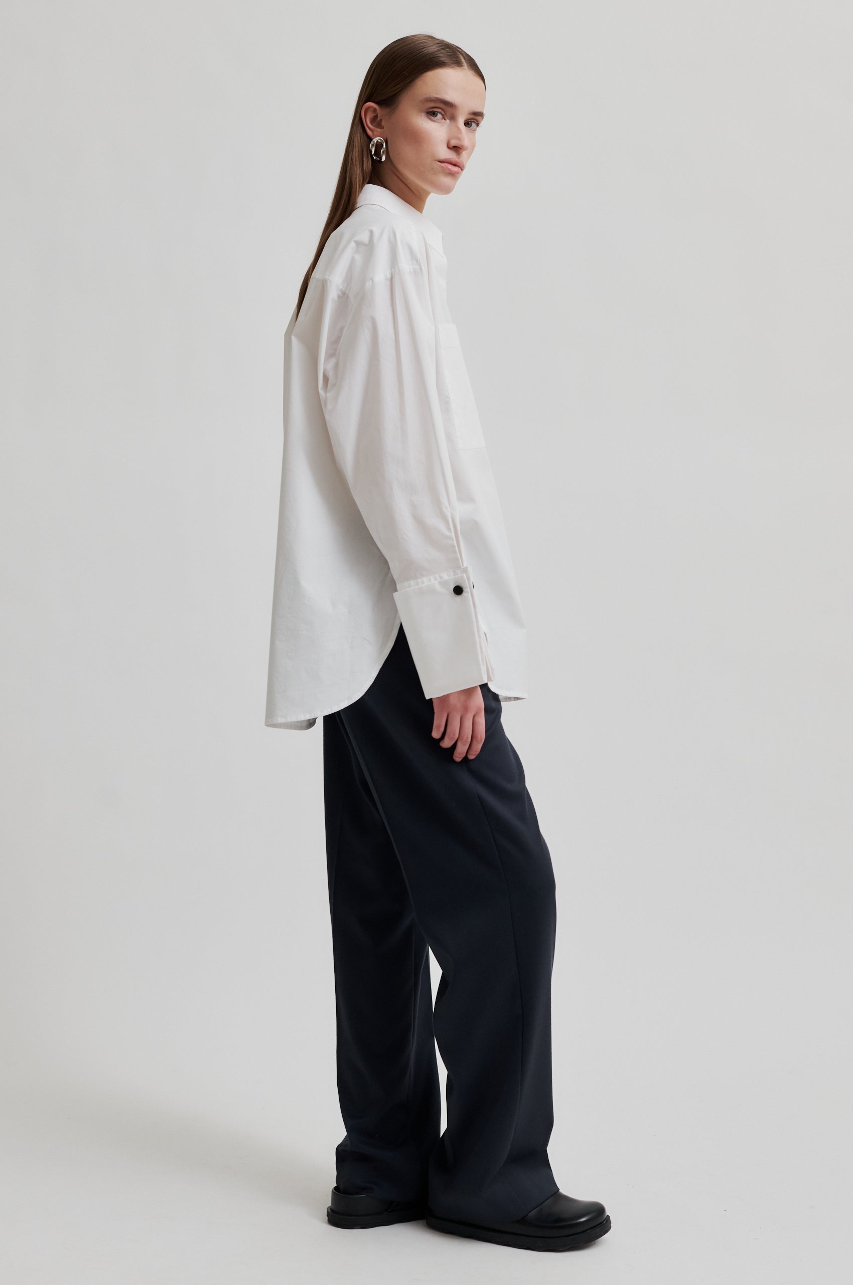 Calico skjorte - hvid