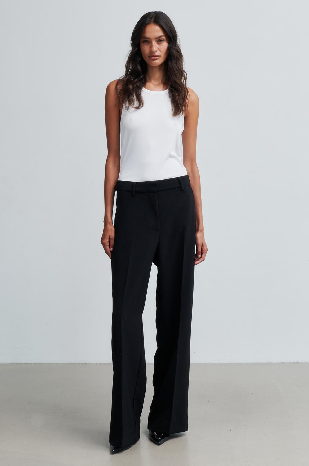 Fique habitbukser - sort