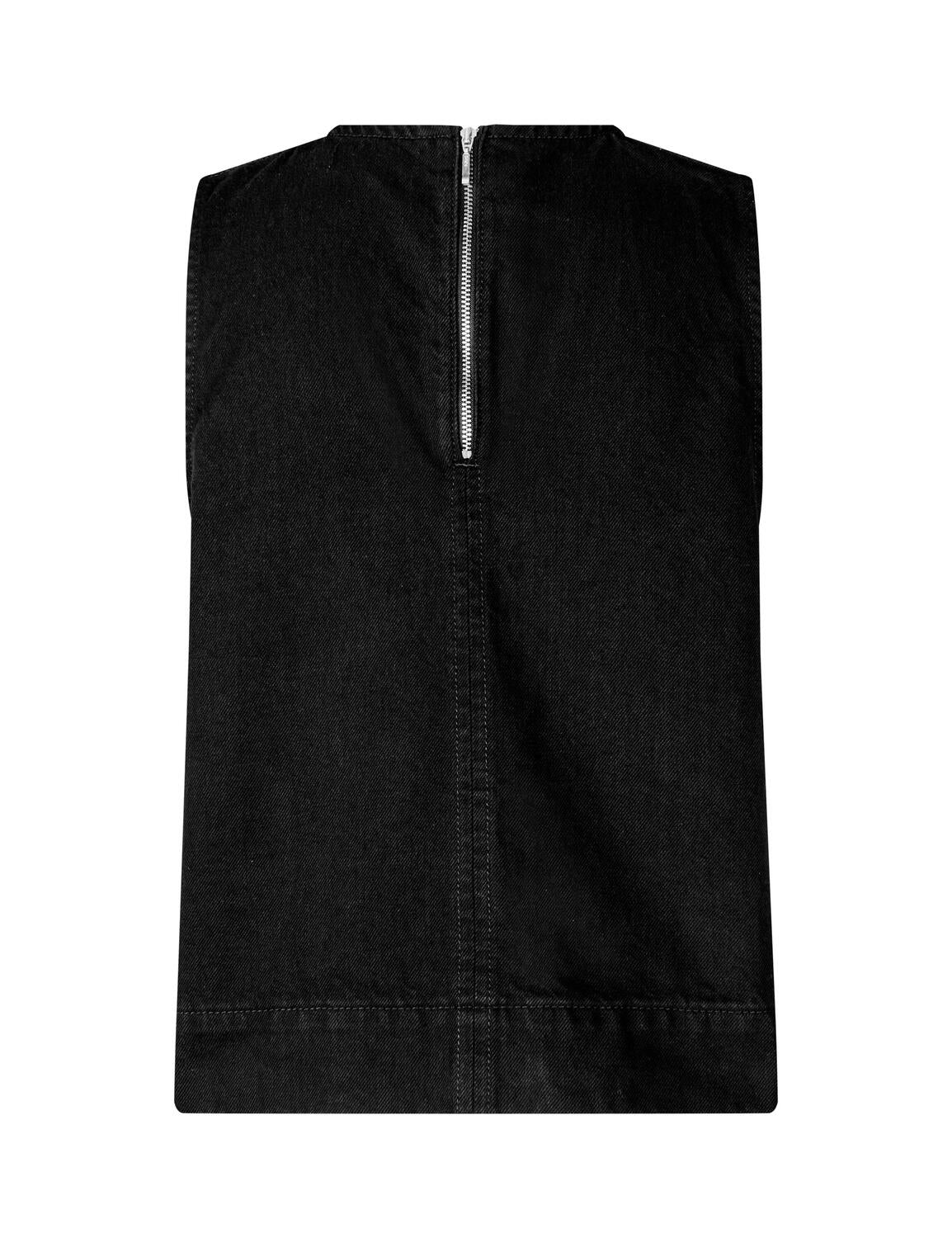 Rihne denimtop - sort