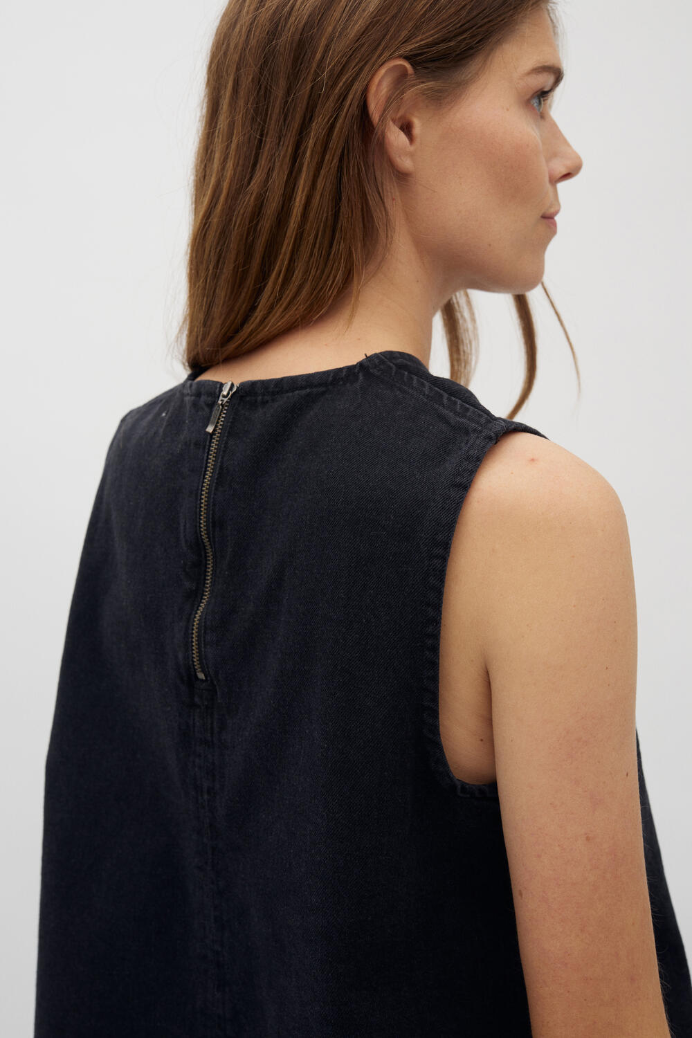 Rihne denimtop - sort