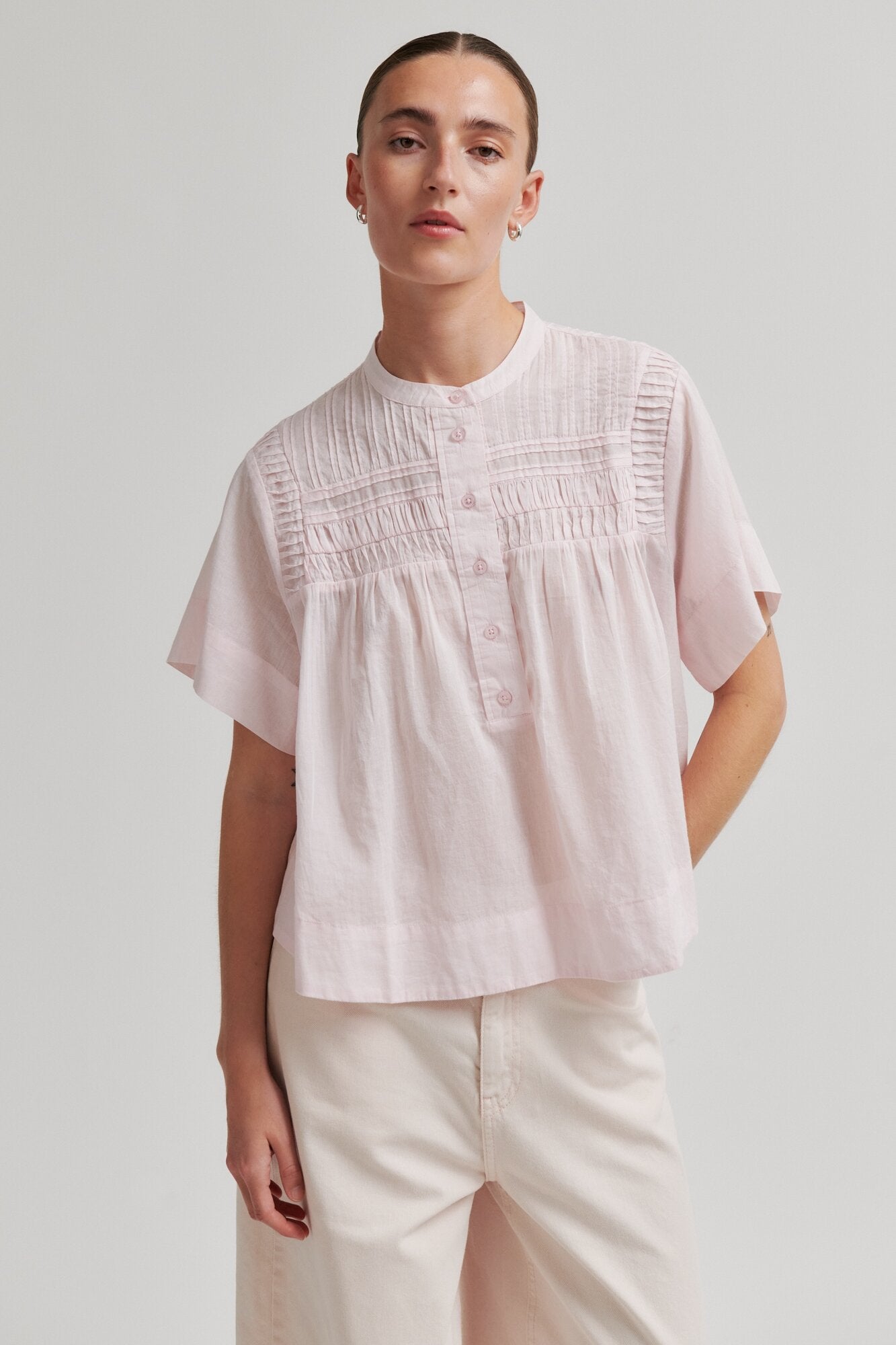 Maise bluse - Crystal Pink