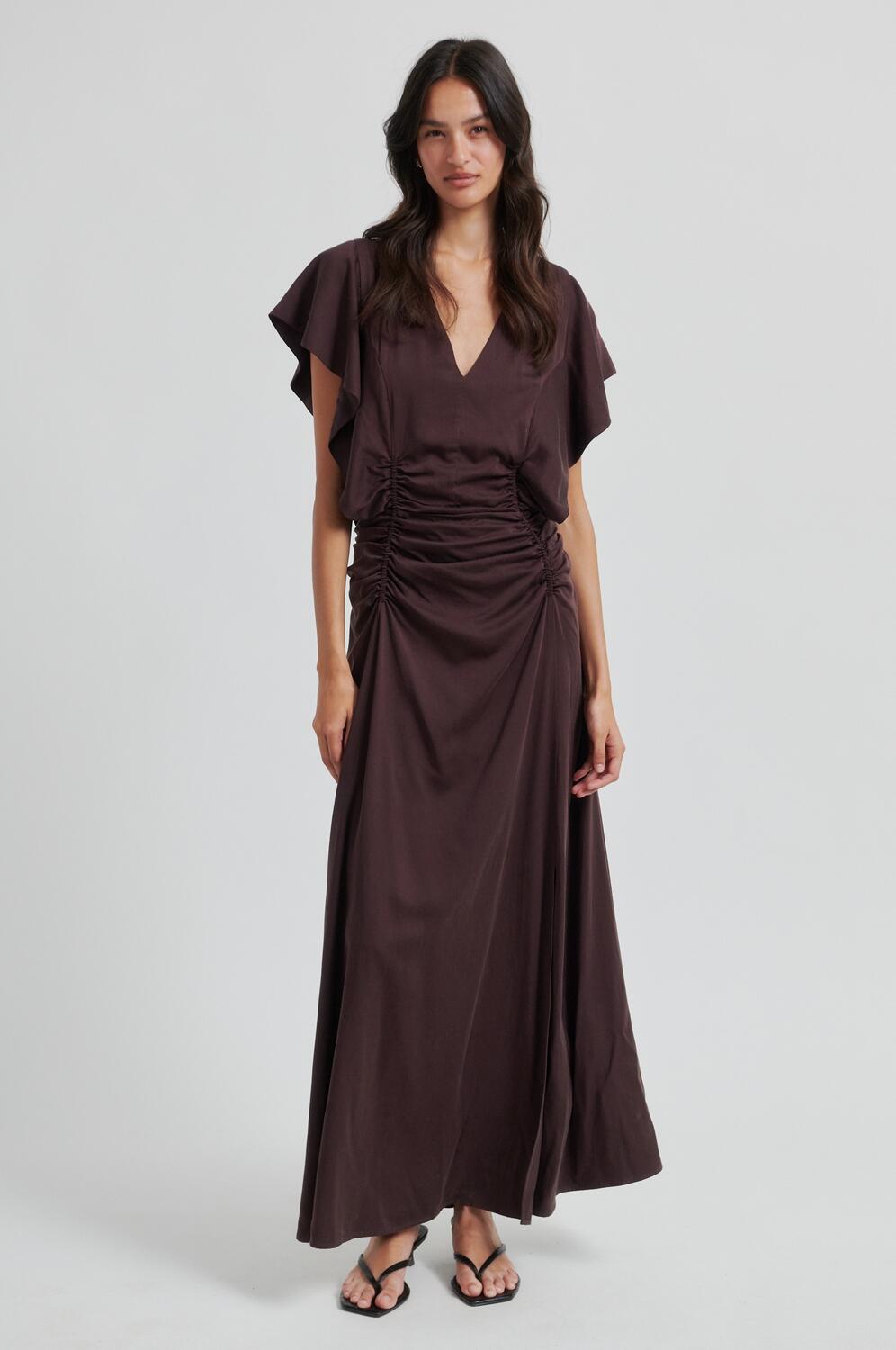 Winnie kjole - Chocolate Plum