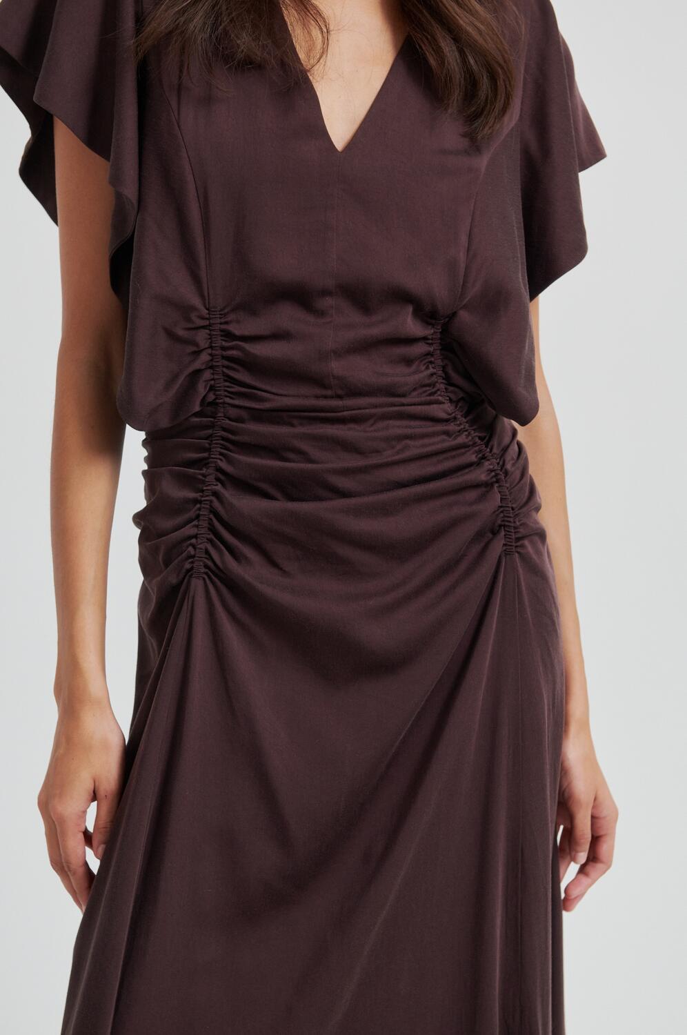 Winnie kjole - Chocolate Plum