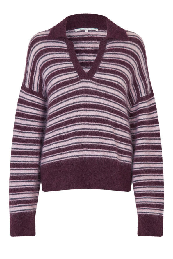 Vienna strikket polotrøje - Sassafras