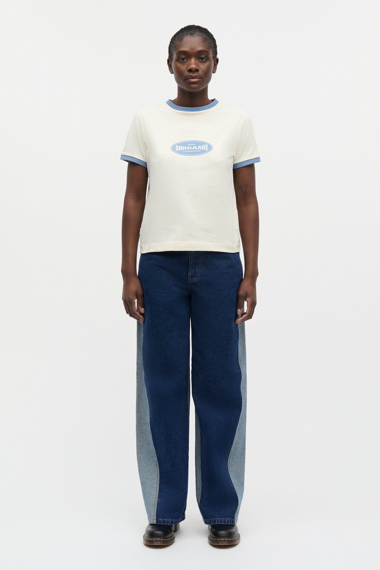 Luke Christel Block jeans - Mid Blue Denim