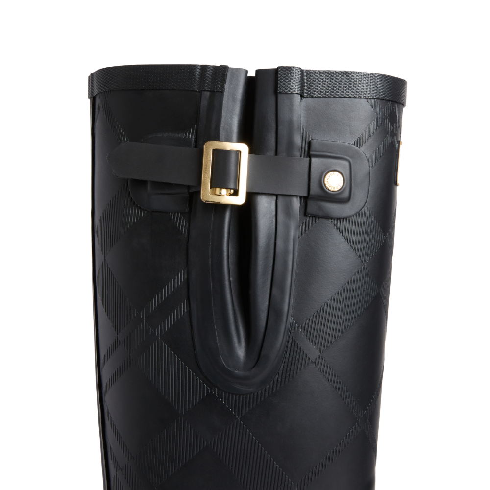 Leighton Tartan gummistøvler – Black