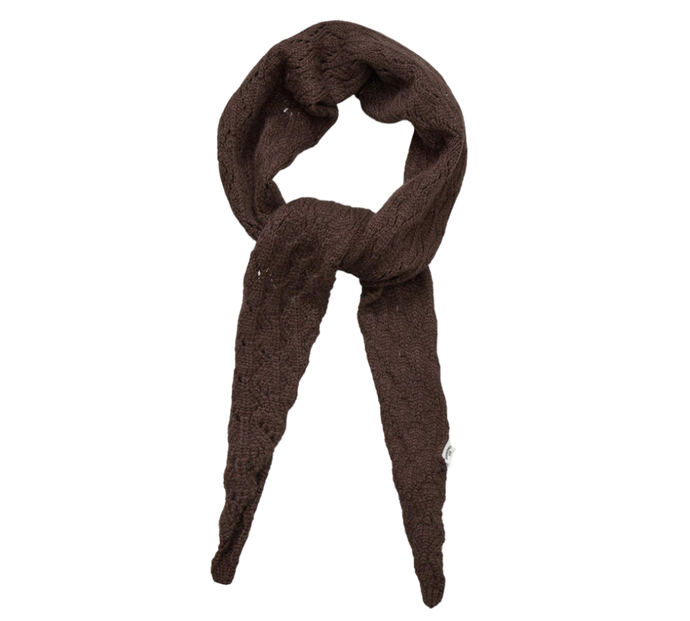 Woona Opalia tørklæde - Hot Fudge Brown