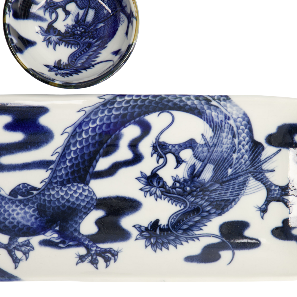 Japonism Dragon sushi sæt - 3 dele